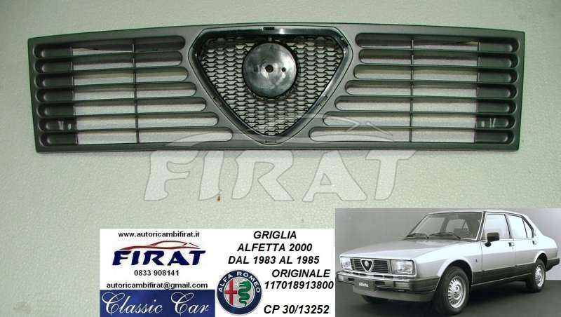 GRIGLIA ALFETTA 2000 83 - 85